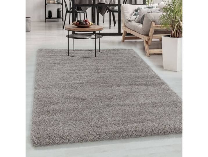 Carpetsale24 Tapis Shaggy unicolore Beige Tapis 120x170 cm Tapis Salon Chambre Doux à Poils Longs