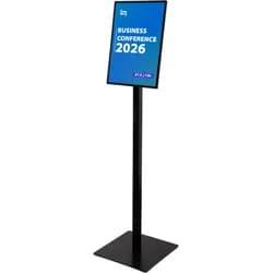 LED A3 INDOOR Infoständer Slide In LED DIN A3, schwarz mit Beleuchtung