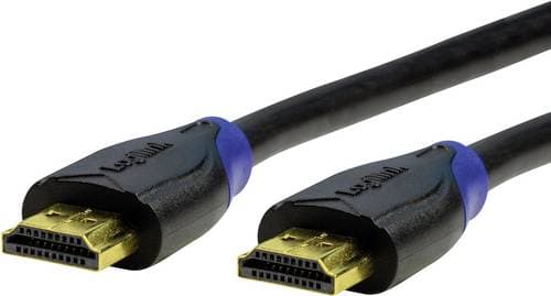 LogiLink HDMI Anschlusskabel HDMI-A Stecker, HDMI-A Stecker 10.00 m Schwarz CH0066 4K UHD, Audio Return Channel, vergoldete Steckkontakte HDMI-Kabel