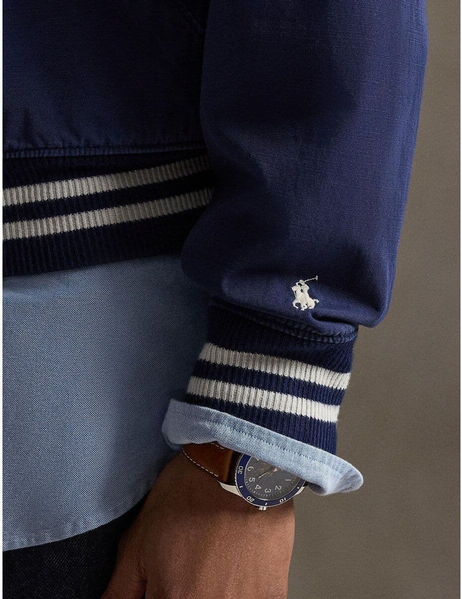 POLO RALPH LAUREN Veste d'athlétisme en toile brodée