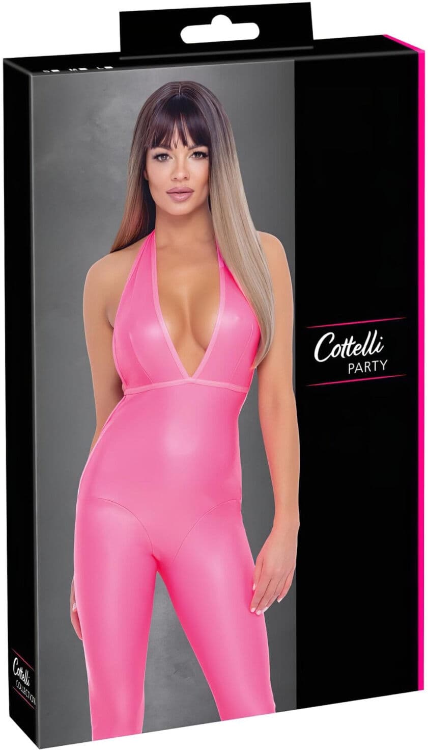 Cottelli Party - salopetă spate decupat (roz)