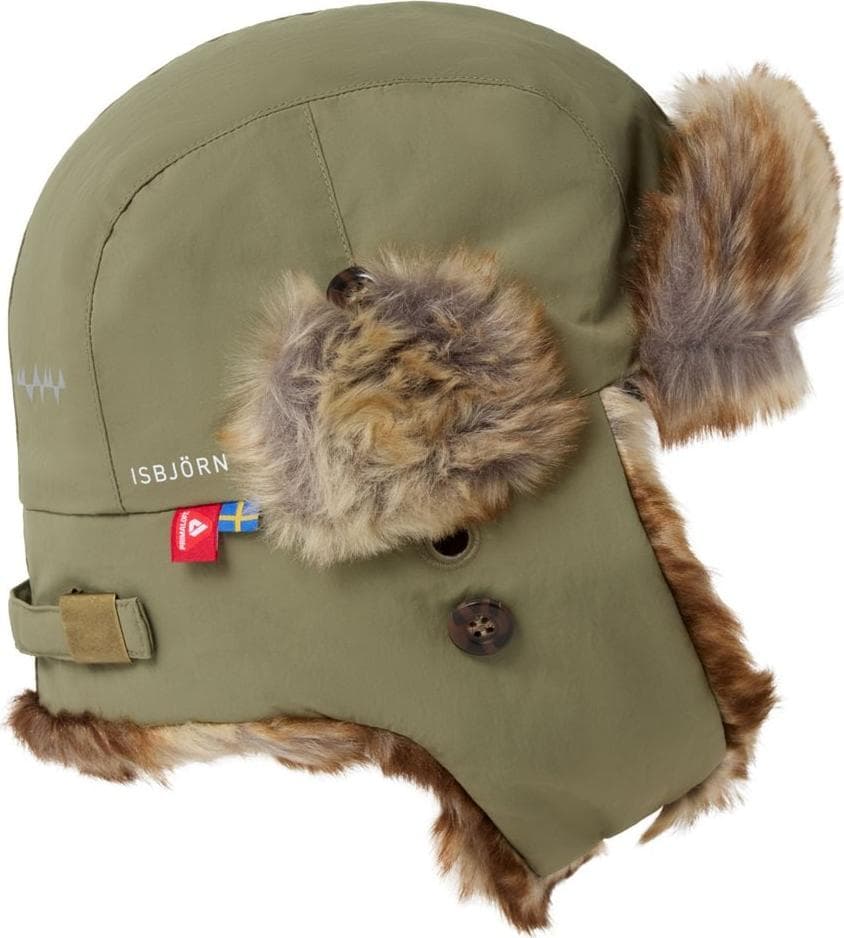 Isbjörn of Sweden Kids' Squirell Winter Cap Moss 52/54 cm
