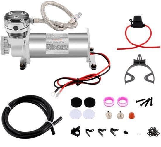 Selius Luchtcompressor 12V Draagbaar met 200 PSI Maximale Werkdruk voor Auto en Motor