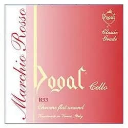 Dogal R33 Cello M. Rosso 4/4-3/4 chrome, Saiten