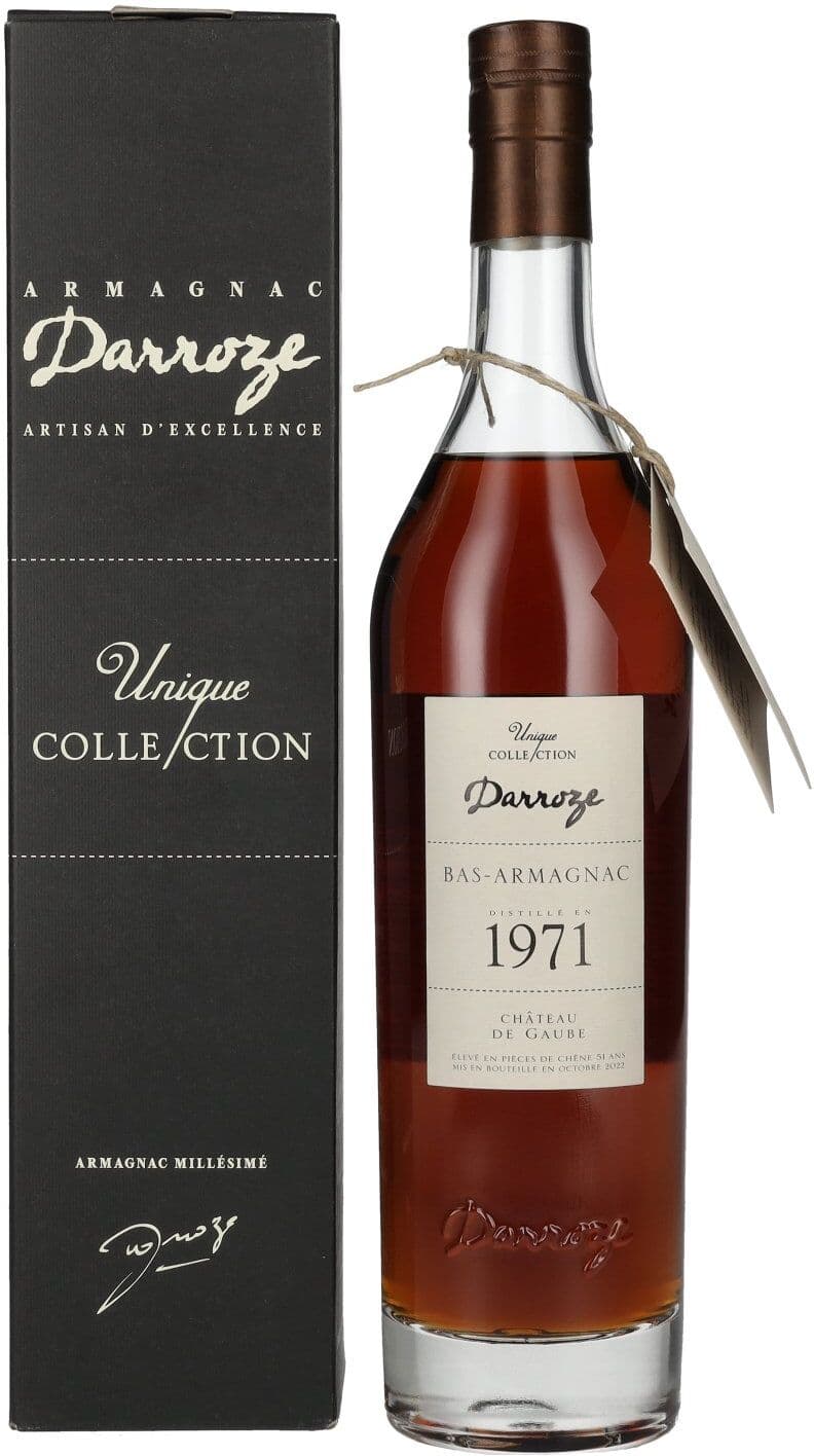 Armagnac Darroze Darroze Bas-Armagnac Château De Gaube 1971 41% Vol. 0,7l en boîte cadeau