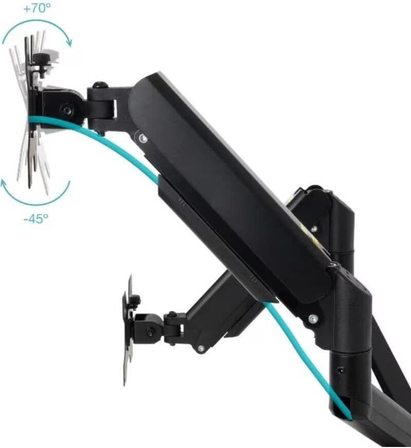 Tooq Soporte De Pared Lp1434tnr-B Para 2 Monitores De 13 A 34 Pulgadas Con Brazo Giratorio E Inclinable Talla Única Unisex