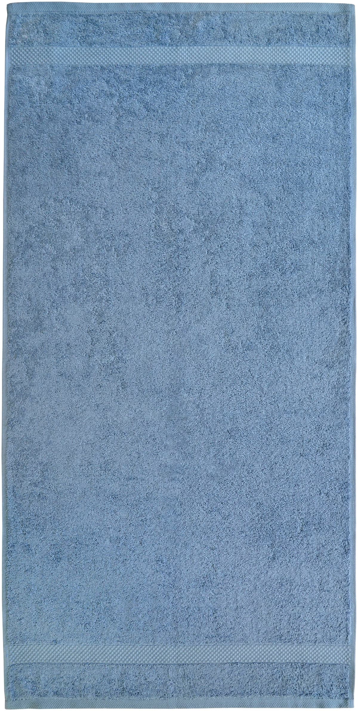Strandtuch DYCKHOFF "Planet", blau (rauchblau), B:70cm L:200cm, Walkfrottier, Obermaterial: 100% Baumwolle, Handtücher, Strandtuch rauchblau B/L: 70cmx200cm, 1 Stk., Walkfrottier