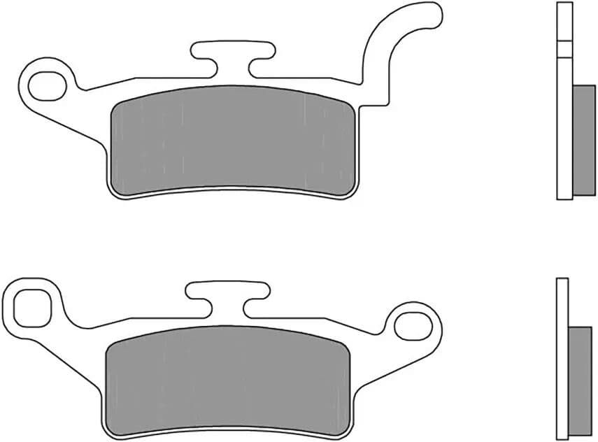 Brembo Pastillas De Freno Orgánicas 07093 Black One Size