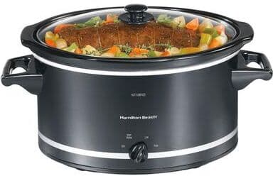 Hamilton Beach Black 8 Quart Slow Cooker