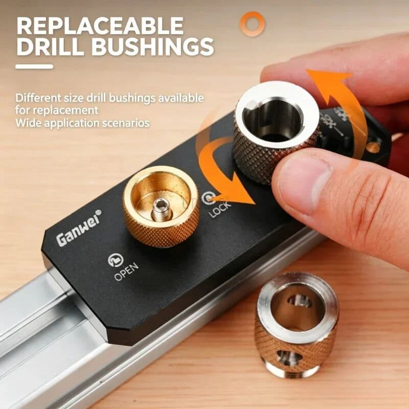 LTOOLS Premium Aluminum Profile Drilling Positioner Vertical Punching Jig for 20/30/40 Series Aluminum Profile Perforated Hole