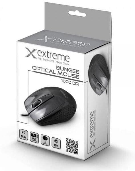 Esperanza Ratón USB Extreme XM110K Óptico 1000 Dpi, Negro, Nuevo