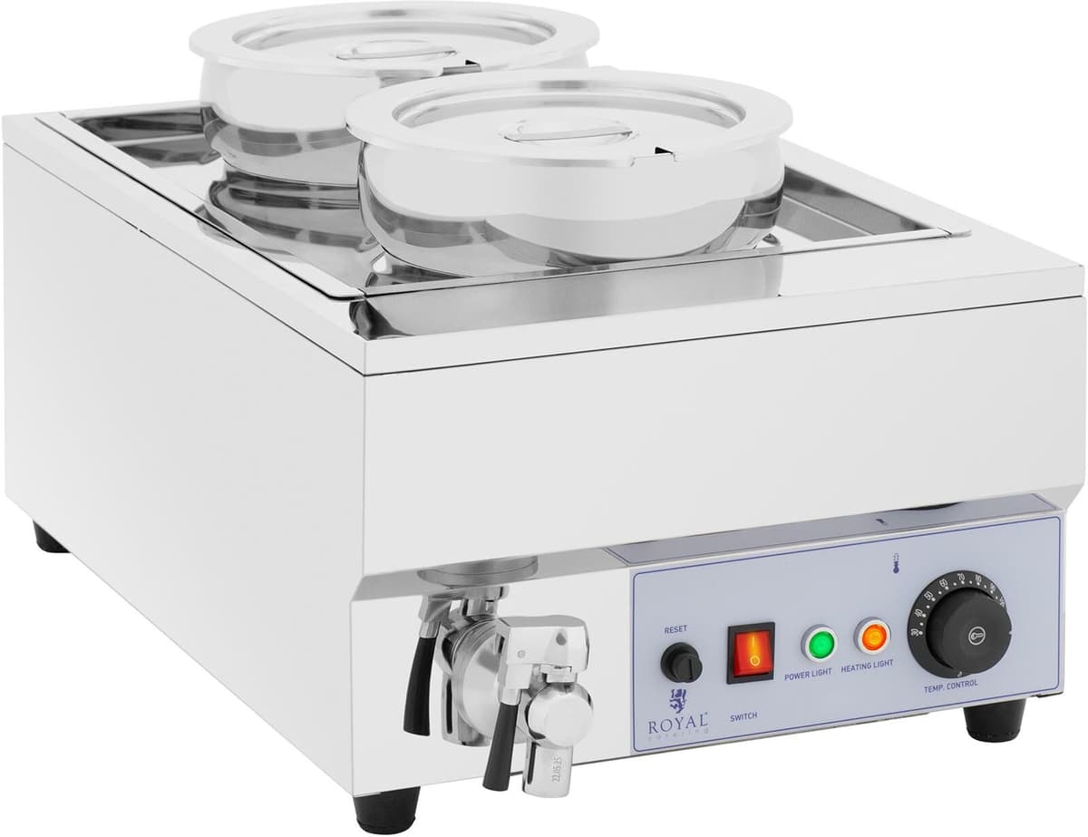 Stacja do zup - 14 l - 1500 W - matowa - Royal Catering RC_BM_05