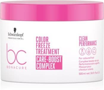 Schwarzkopf Professional BC Bonacure Color Freeze máscara regeneradora para cabelo pintado 500 ml. BC Bonacure Color Freeze
