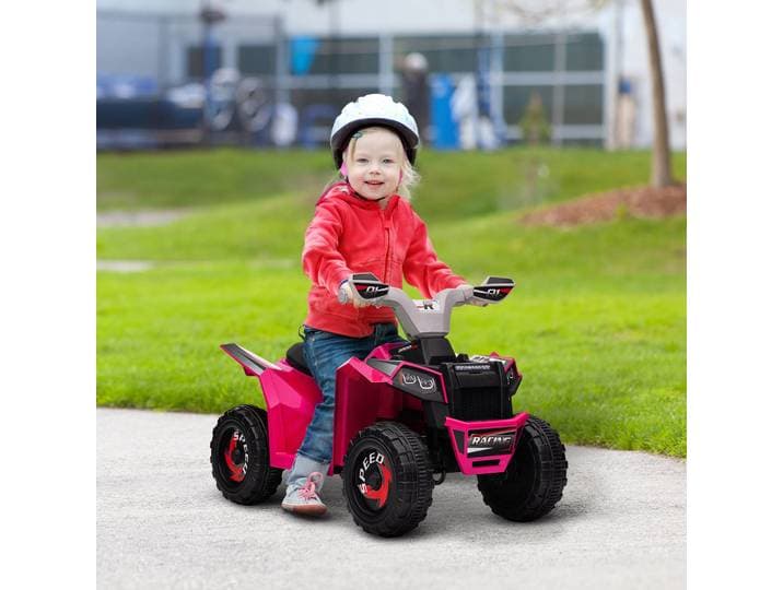HOMCOM Quad Enfant Électrique 6V Rose 70x41,5x48,5cm