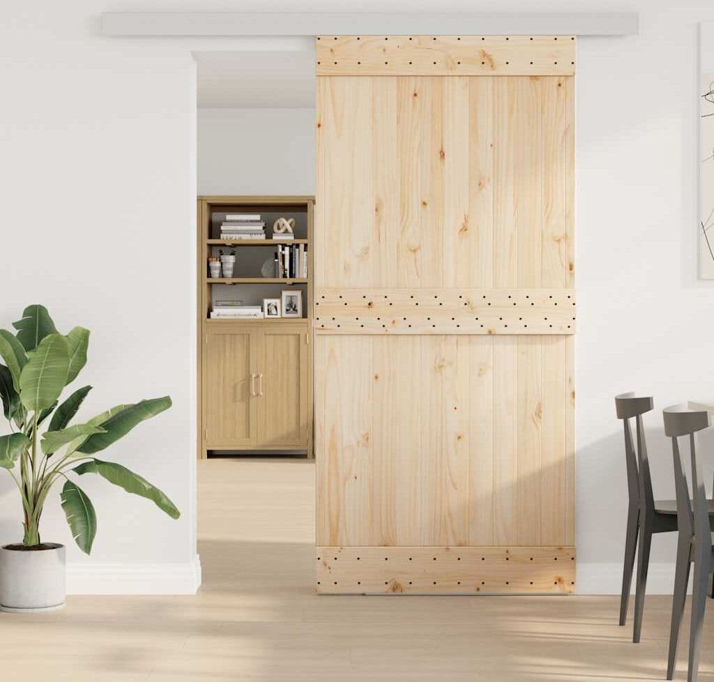 vidaXL Kit de quincaillerie de porte coulissante alliage d'aluminium
