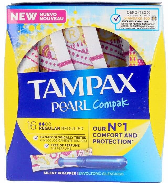 Tampax Pearl Compak tampón regular 16 u