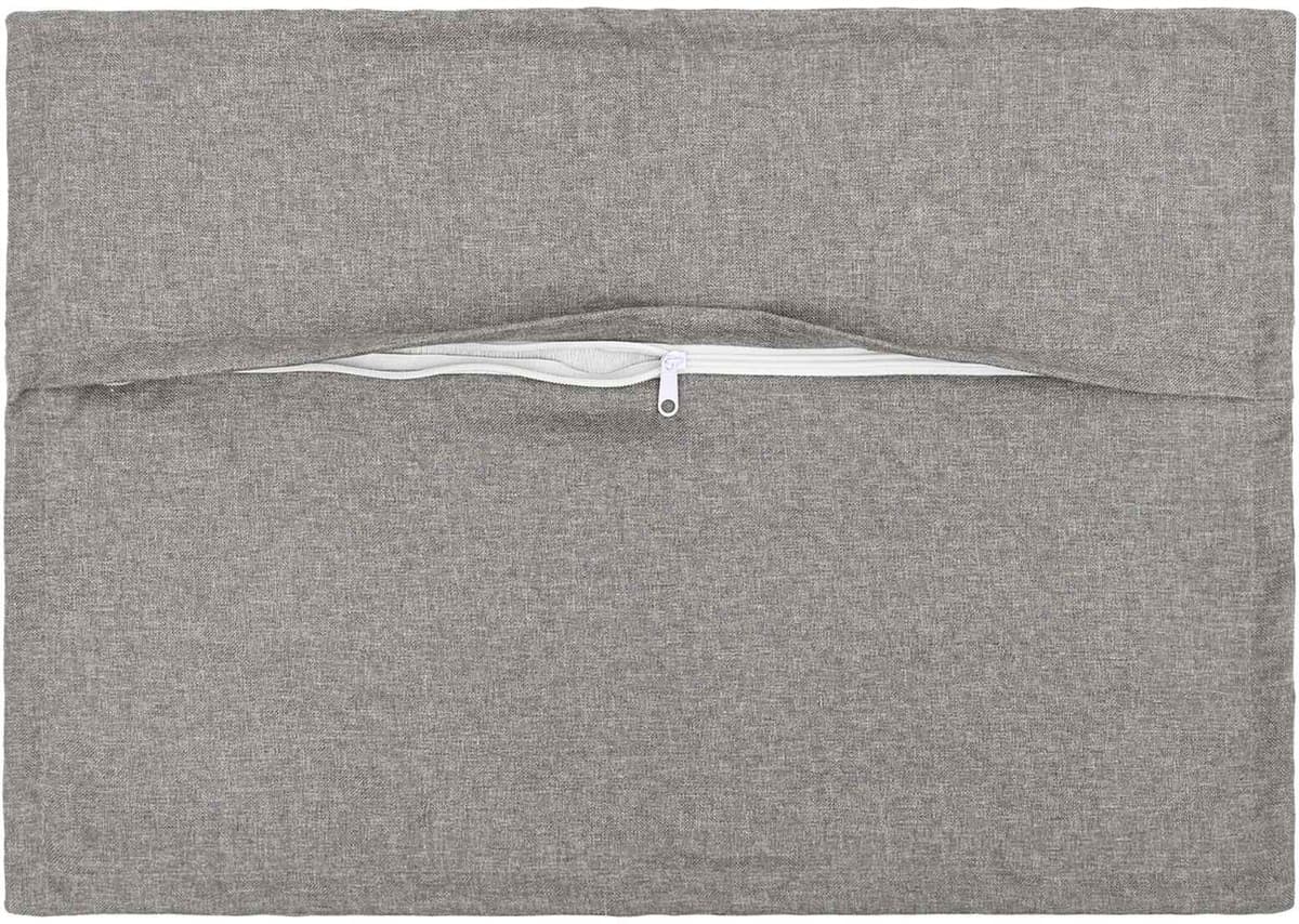 vidaXL Housse de coussin 2 pc HOUTEN Gris nuage 50 x 70 cm