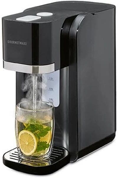 GOURMETMAXX Wasserkocher "2200W 1,5 l", schwarz, B:14,4cm H:27,5cm T:26cm, Wasserkocher, Wasserkocher schwarz Einheitsgröße