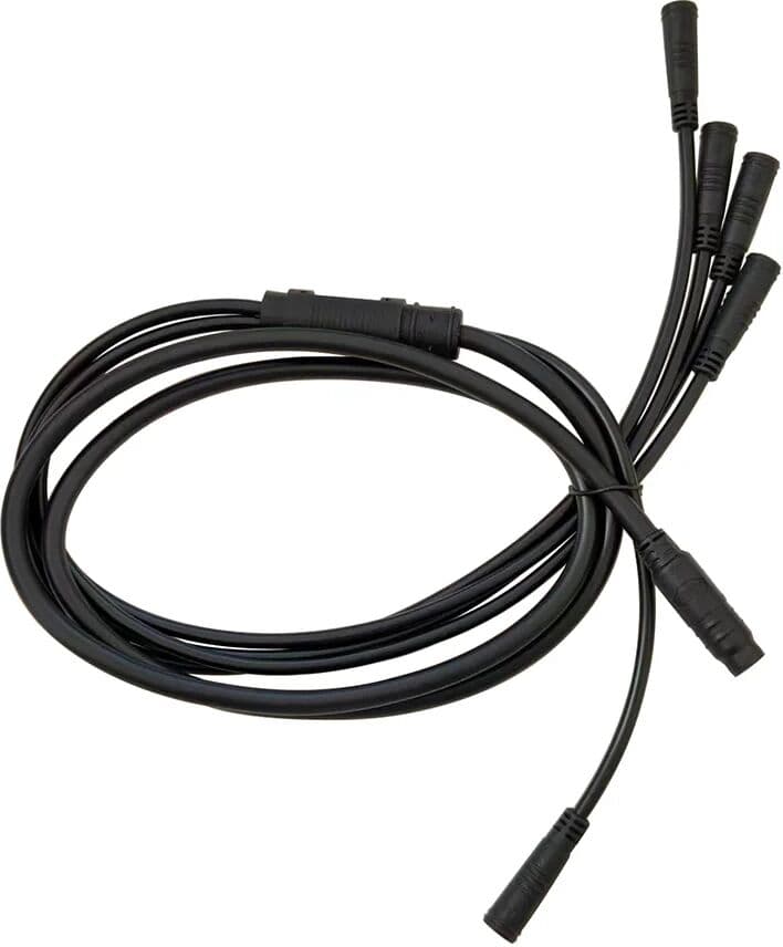 LONGCHI Main Cable for Ebike 2T4 10Pin Male Connector with Display Throttle and Brake Connectors Suitable for Electric Scooters and MTB