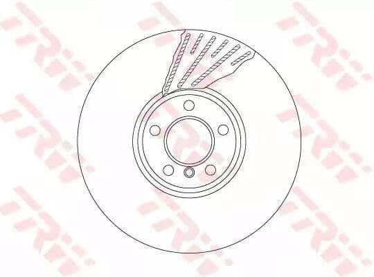 TRW DF6622S Disc de frână