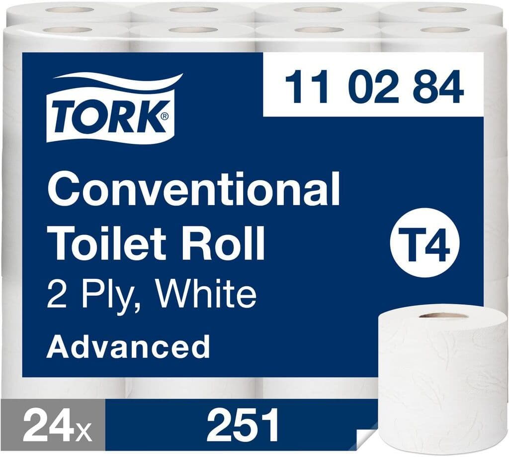 TORK Toalettpapper Advanced T4 2-lag 24/fp