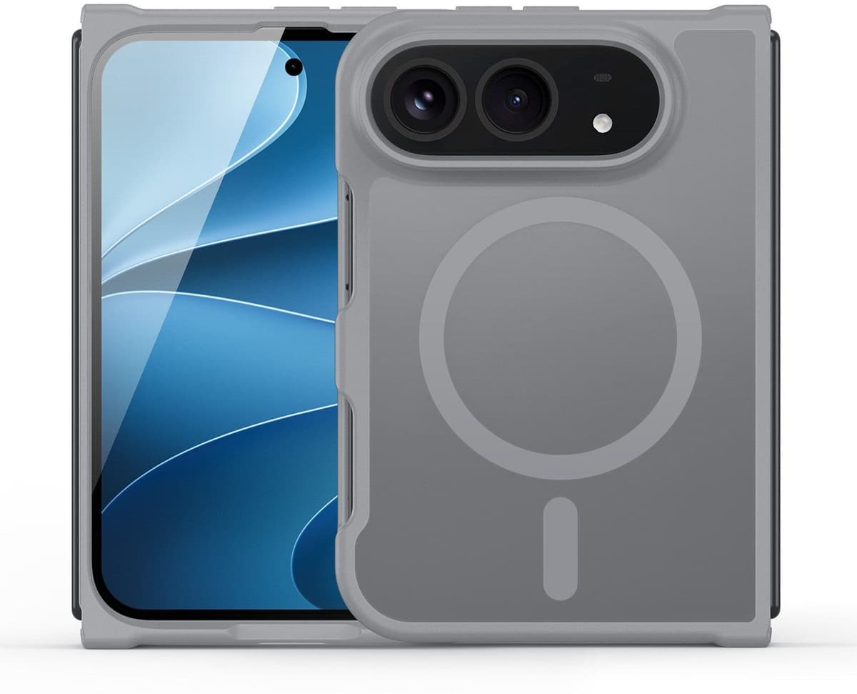 DUX DUCIS Yind Series iPhone Duo Hybrid Bagside Cover - MagSafe Kompatibel - Mat Grå