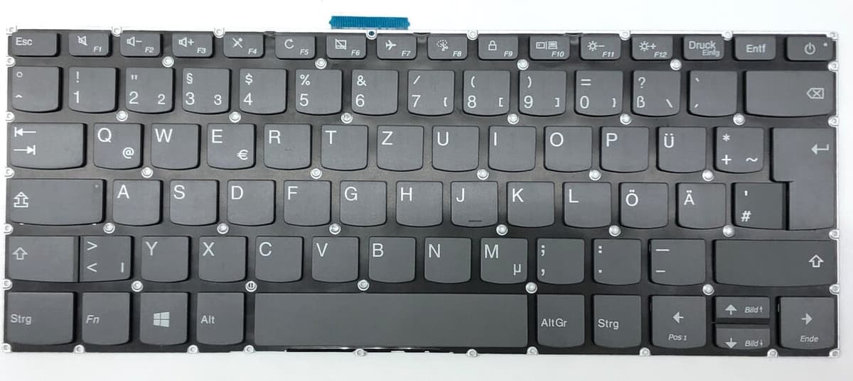 T-ProTek Zwart Toetsenbord compatibel met Lenovo IdeaPad 320-14IAP model 80XQ