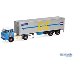 Modellbau Schwarz Goedkoop & De Geus Scania Vabis LB76 Koffersattelzug 87MBS026222
