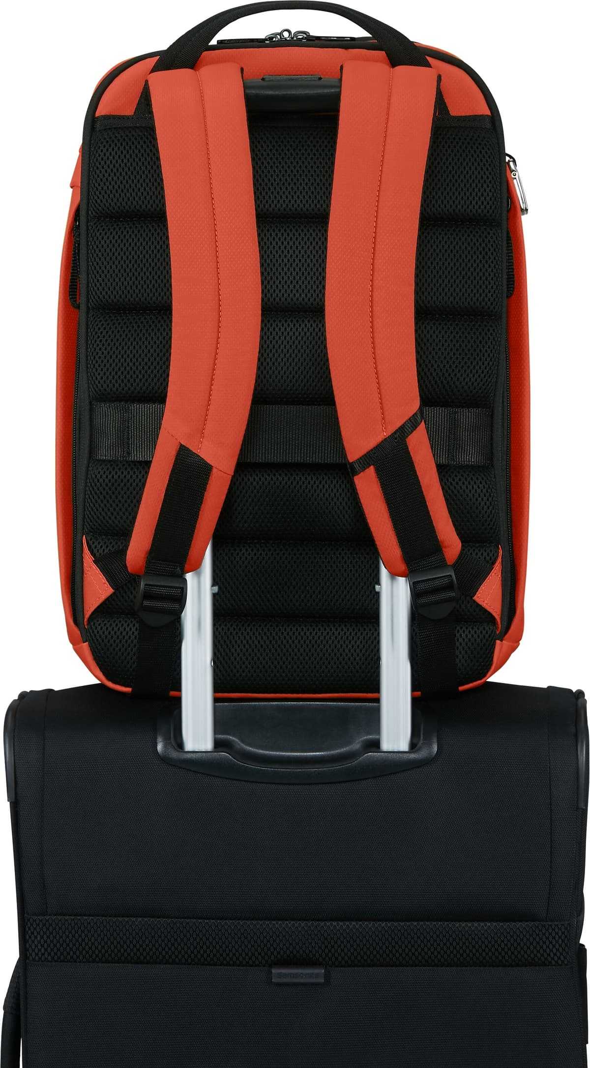 Laptoprucksack SAMSONITE "MODERNY 15,6 Zoll", Gr. B/H/T: 28cm x 44cm x 18cm, orange (terracotta), Textil, Rucksäcke Laptoprucksack, Geschäftsrucksack, Freizeitrucksack mit vielen Fächern terracotta B/H/T: 28cm x 44cm x 18cm