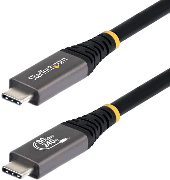 StarTech.com - USB-kabel - USB-C (hane) till USB-C (hane) - USB4