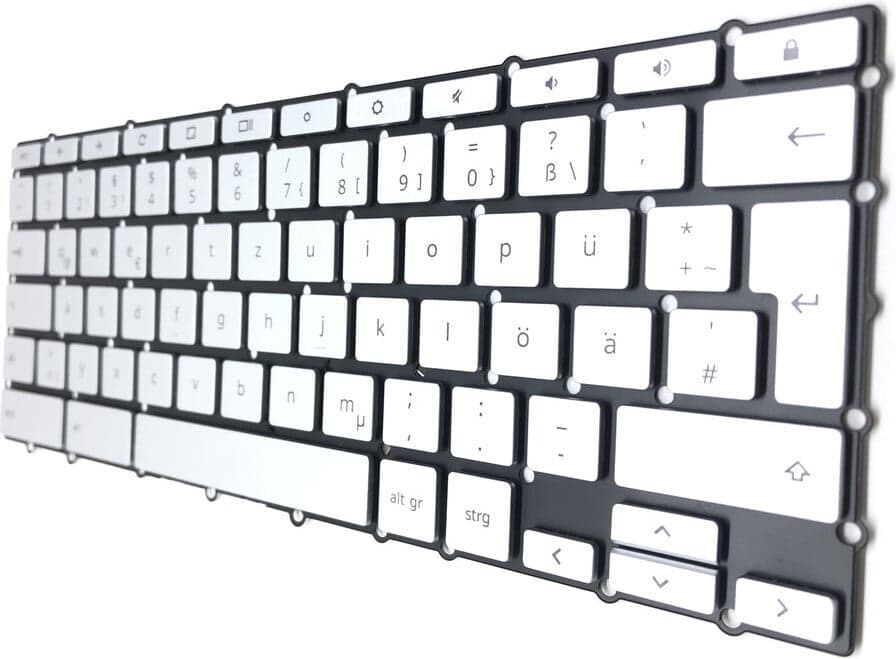 T-ProTek Zwart toetsenbord met achtergrondverlichting voor Asus Chromebook Flip C434TA