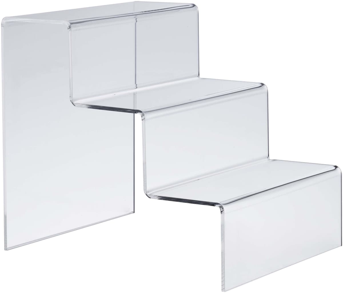 SPRINTIS 1 Espositore a scaletta, acrilico trasparente   220 x 250 x 273 mm   a 3 gradini, acrilico (PMMA)