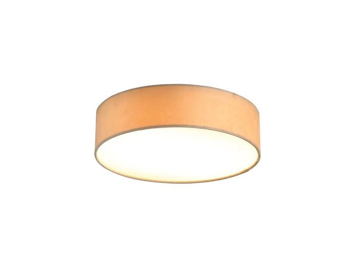 Plafondlamp Drum 38cm champagne velvet Searchlight - 23298-2CP