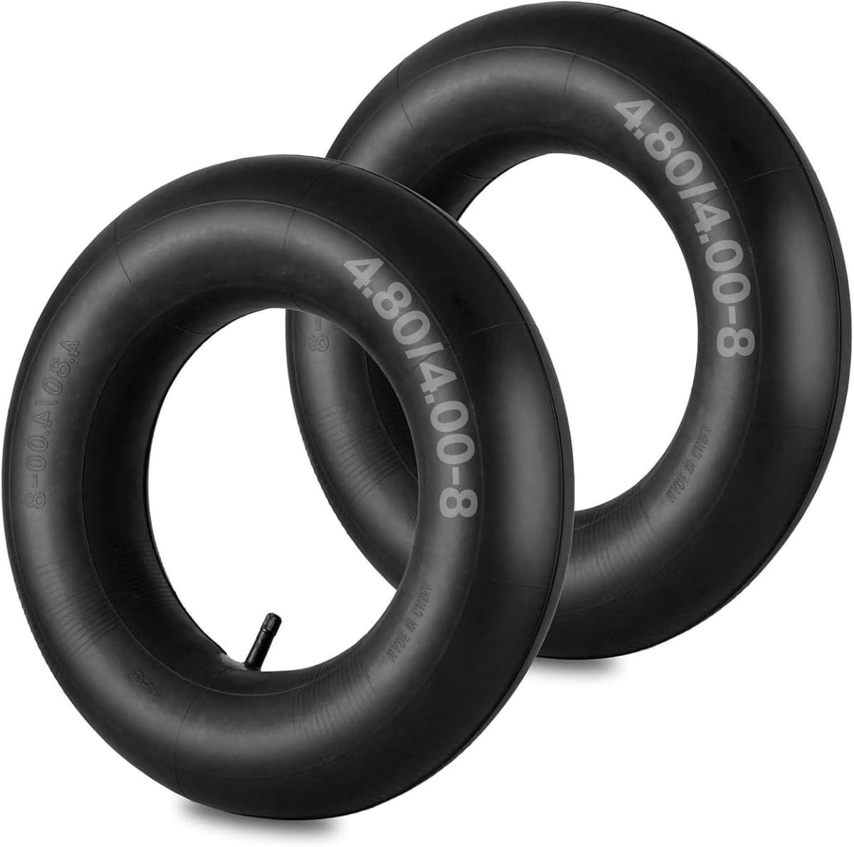 Set van 2 binnenbanden 4.80/4.00-8, 8 inch, geschikt voor tuinaanhangwagens en grasmaaiers
