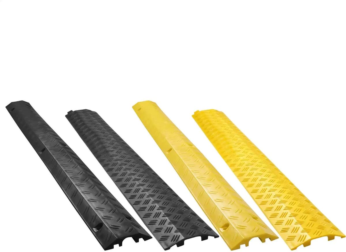 NONE Car Wheel Driveway Ramps Portable Tires Curb Ramps Anti-Slip Threshold Ramp For Car Trailer Truck Bike Auto Accessories