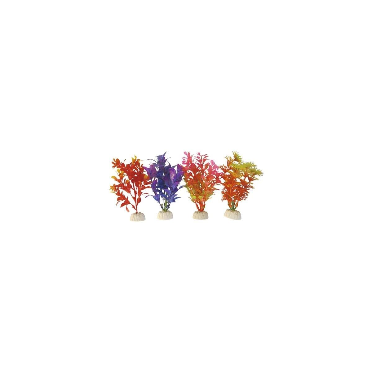 Aquarien-Kunstpflanzen-Set 19cm bunt