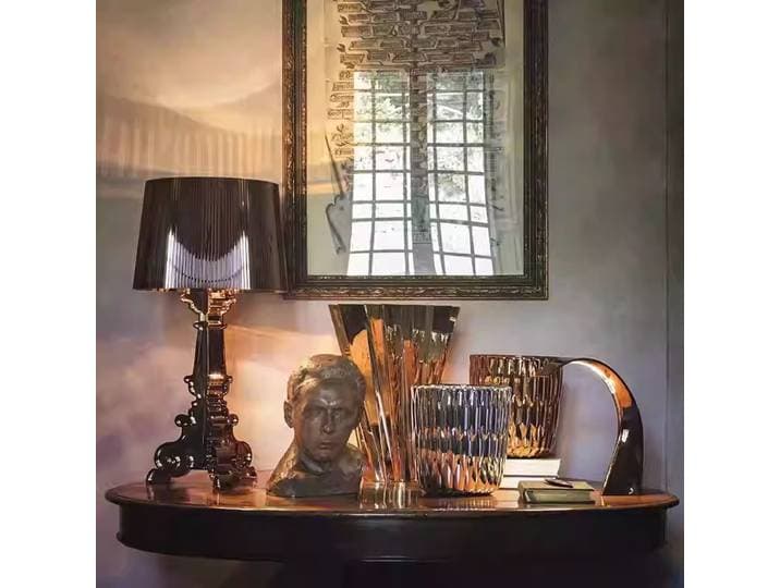 Bourgie Baroque fantôme ombre lampe de bureau créatif décoratif lampe de bureau étude salon chambre acrylique Transparent lampe de bureau