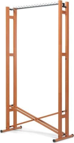 Foppapedretti 415406 Stand Appendiabiti Pieghevole Con Ruote Stender 96x43x177 Cm In Legno Colore Noce - 415406 Snake 90