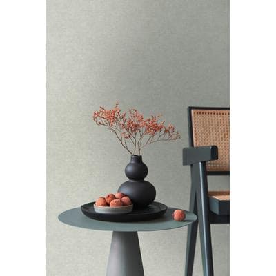 Vliestapete LIVING WALLS "Smart Surfaces einfarbige Tapete Unitapete Struktur-Optik Landhaus", grau, B:0,53m H:0,02m L:10,05m, Vlies, Tapeten, Vliestapete Textil-Optik für Schlafzimmer Küche Wohnzimmer Uni Design
