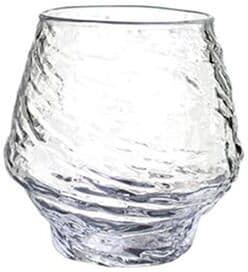 Multicon Wholesale Hub Hammer Pattern Whisky Cup, Hazy Air Wine Glass Snowflakes, Falling Whiskey Tumbler Brandy Wineglass Gift 1 X Flat Glass