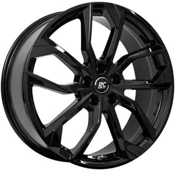 RC Design Rc34 Black Gloss 8x19 ET 45 5X112 Alufelge Schwarz