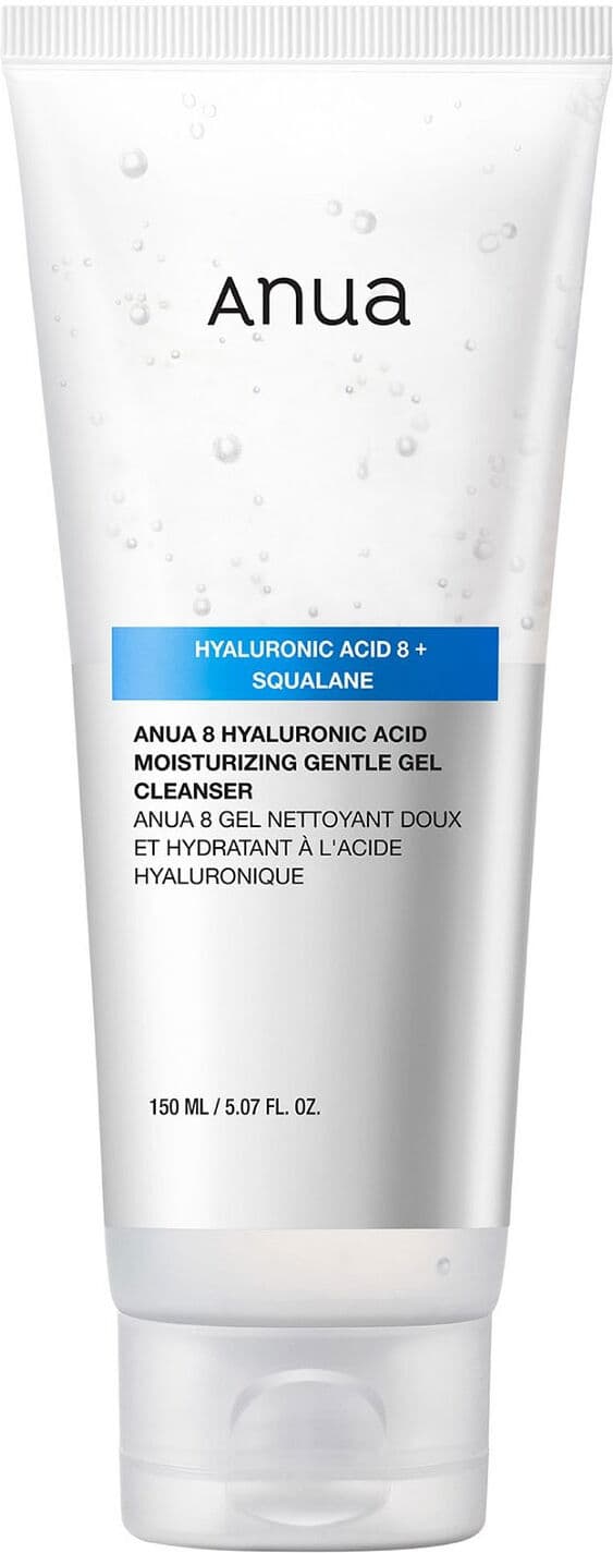 ANUA Hyaluronic Acid 8 + Squalane Gentle Gel Cleanser 150ml