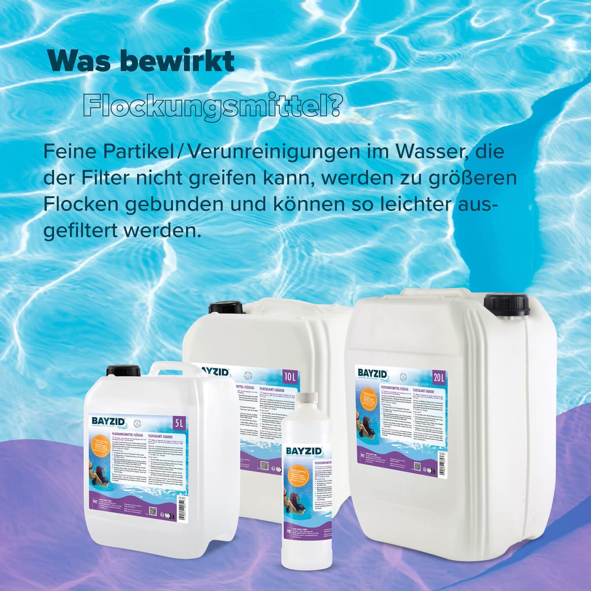 Höfer Chemie GmbH 24x 20 L Floculant liquide  en bidon de 20 L