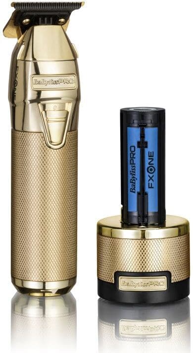 BaByliss PRO Fxone Skeleton FX799MBE επαγγελματική μηχανή για ακριβές περίγραμμα γενιών Gold 1 τμχ