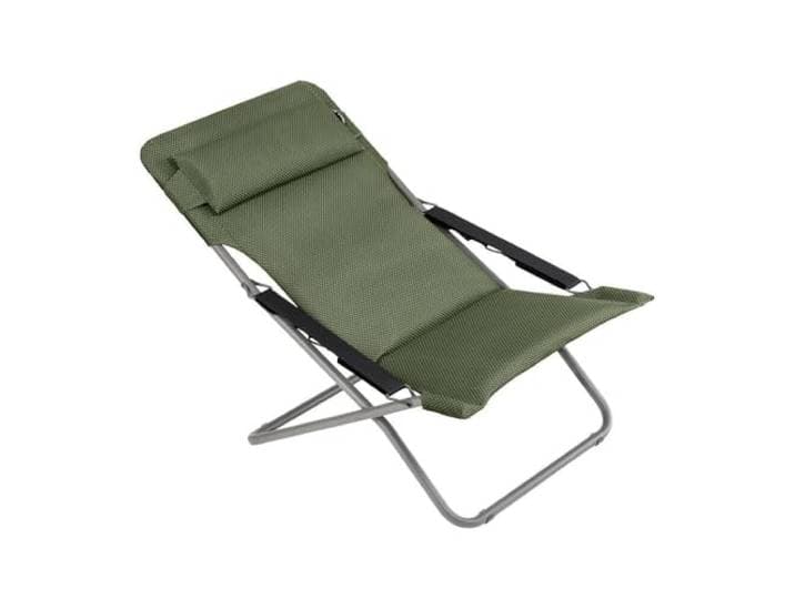 Lafuma MOBILIER - Klappbarer, gepolsterter Liegestuhl - Transabed - BeComfort® - Grün Olive LFM2829_9548-5 Jahre Garantie