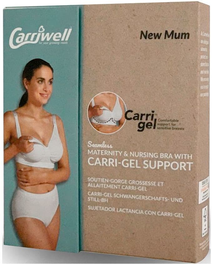 Carriwell Graviditets- Og Amme-Bh M. Gel-Support Beige - Xl Mor & Barn Amme-Bh Amming Og Flaske