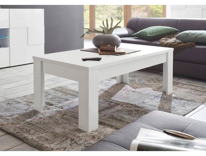 Couchtisch HOME AFFAIRE Sky , weiss (weiß lack matt, weiß lack matt, weiß lack matt), B:122cm H:45cm T:65cm, Tische, Couchtisch