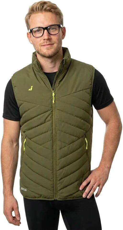 Joluvi Chaleco Heat Ice Greenhash / Dark Plum L