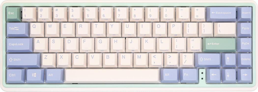 Varmilo Vxt68 Minilo 65% Eucalyptus Trådløst Tastatur [Gateron Pro Red 2.0]