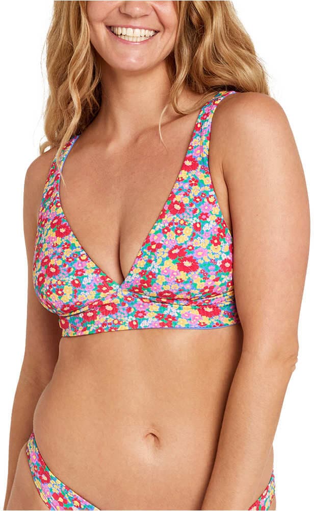 Rip Curl las flores revo parte de arriba bikini Multicolor